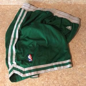 Boston Celtics Adidas game shorts